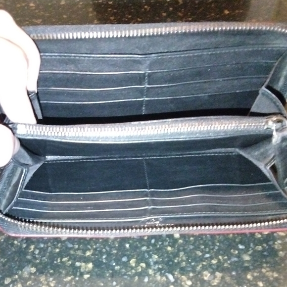 Jimmy Choo Red Long Leather Wallet - Picture 8 of 12